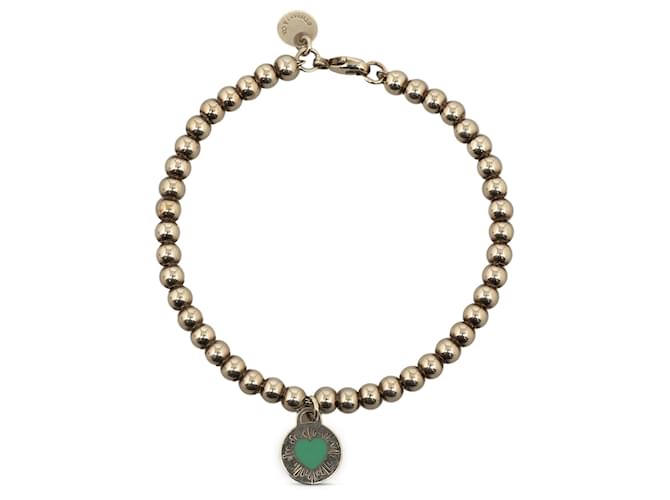 Tiffany & Co Tiffany Silver Ball Chain Bracelet Silvery Metal  ref.1205620