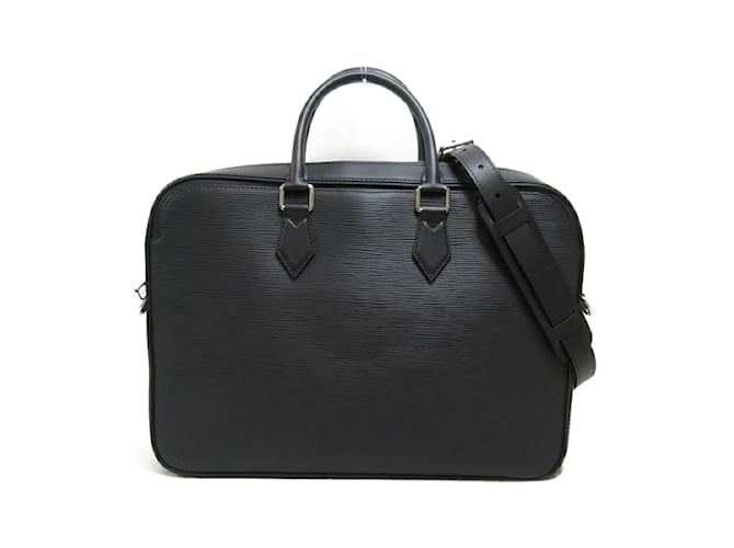 Louis Vuitton Epi Dandy MM Briefcase M54404 Black Leather Pony-style calfskin  ref.1205640