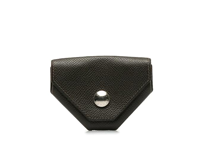 Hermès Epsom Verso 24 coin purse Brown Leather  ref.1205692