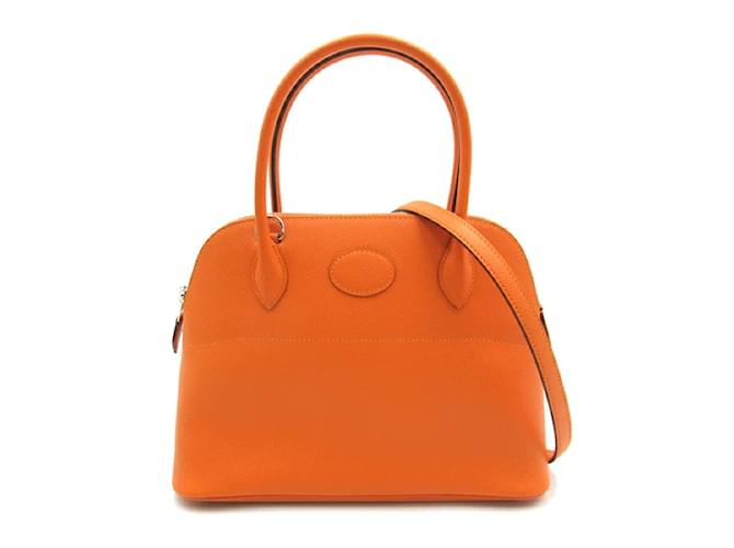 Hermès Epsom Bollide 27 Orange Leather  ref.1205779