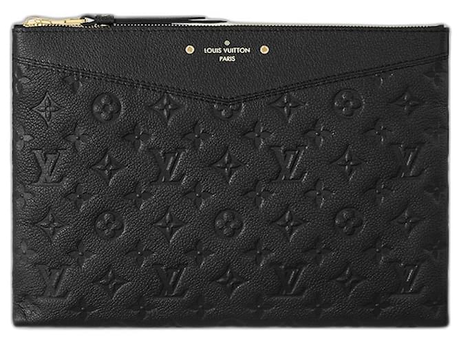 Louis Vuitton LV Daily Pouch black new Leather  ref.1205839