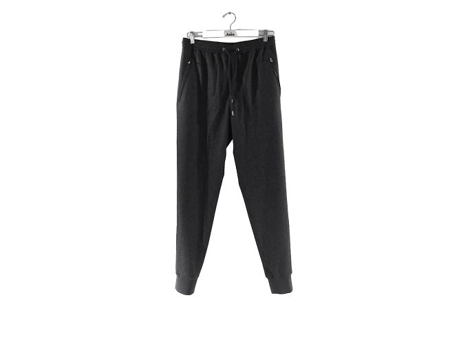 Hermès Woll-Sporthose Grau