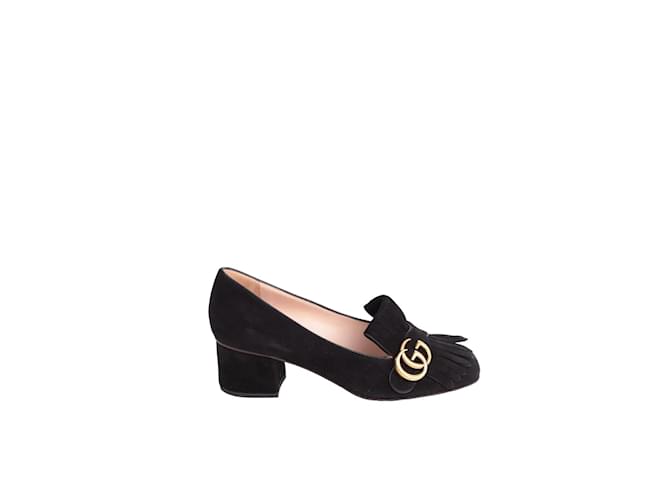 Gucci Leather loafers Black  ref.1205912