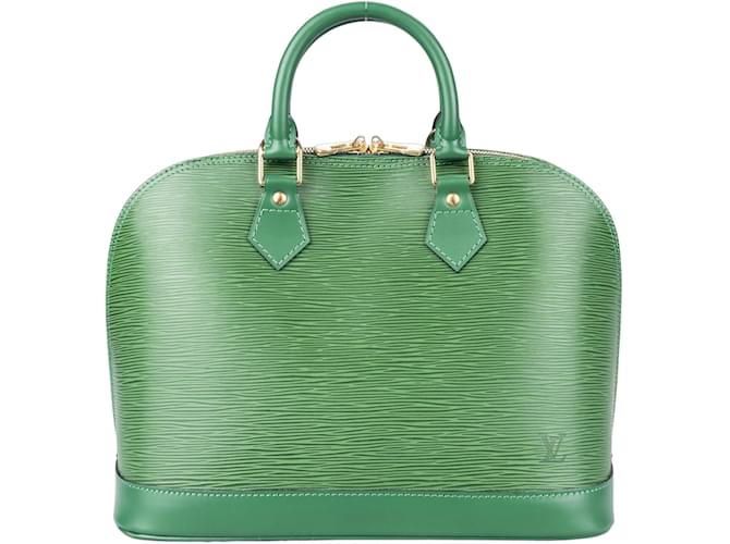 Louis Vuitton Alma PM-Handtasche aus grünem Epi-Leder  ref.1206017