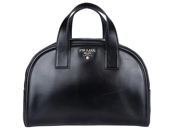 Prada Black Box Calf Handbag Cloth  ref.1206022