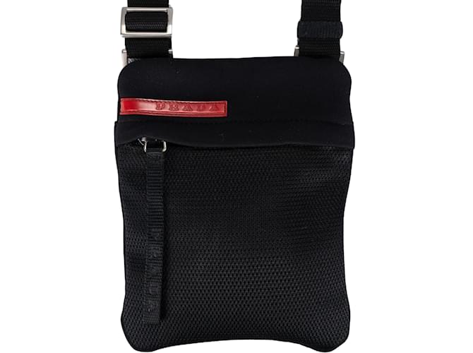 Prada Sports Crossbody Side Bag Black Cloth  ref.1206036