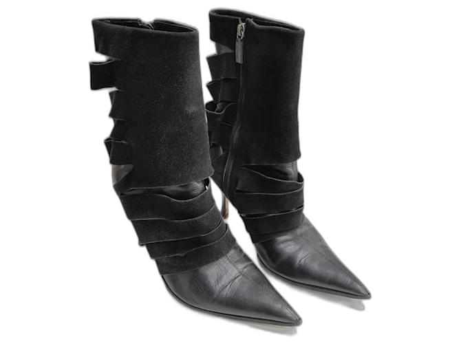 Dior Boots Black Leather  ref.1206187