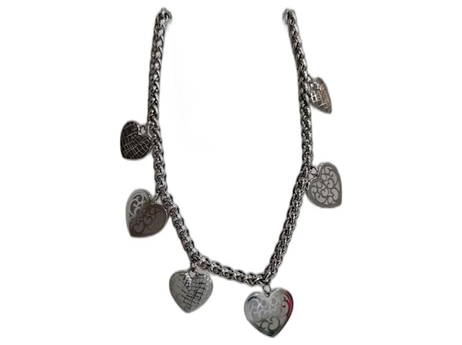 Dior Necklaces Silvery Metal  ref.1206255