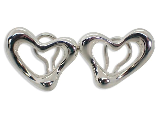 Tiffany & Co Open Heart Silvery Silver  ref.1206421