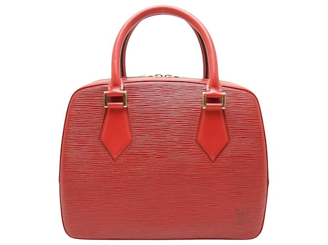 Louis Vuitton Sablon Rot Leder  ref.1206446