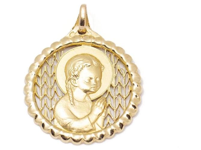 Autre Marque Colgante Medalla 1959 en Oro Amarillo. Dorado  ref.1206598