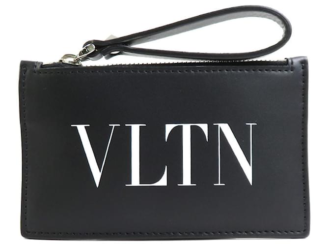 Valentino Garavani VLTN Black Leather  ref.1206739