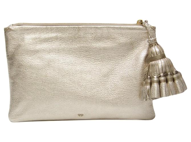 Anya Hindmarch Golden Leather  ref.1206772