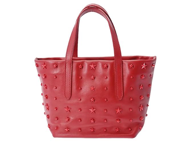 Jimmy Choo Red Leather  ref.1204951