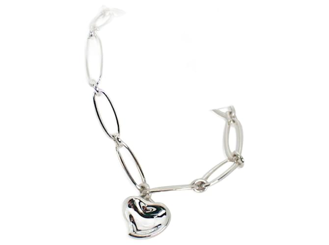 Tiffany & Co Full heart Silvery Silver  ref.1206124