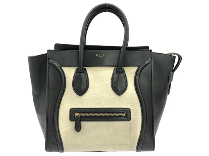 Céline Luggage Black Leather  ref.1206127
