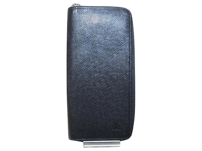 Louis Vuitton Zippy Wallet Vertical Black Leather  ref.1206294