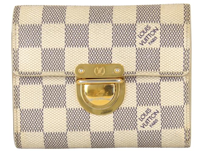 Louis Vuitton Portefeuille Grey Cloth  ref.1206310