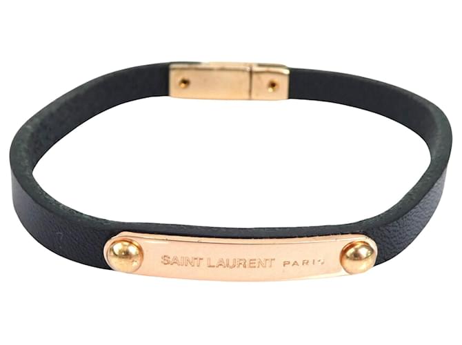 Saint Laurent SAN LORENZO Negro Cuero  ref.1206485