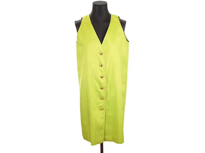 Saint Laurent Green dress Polyester  ref.1206556