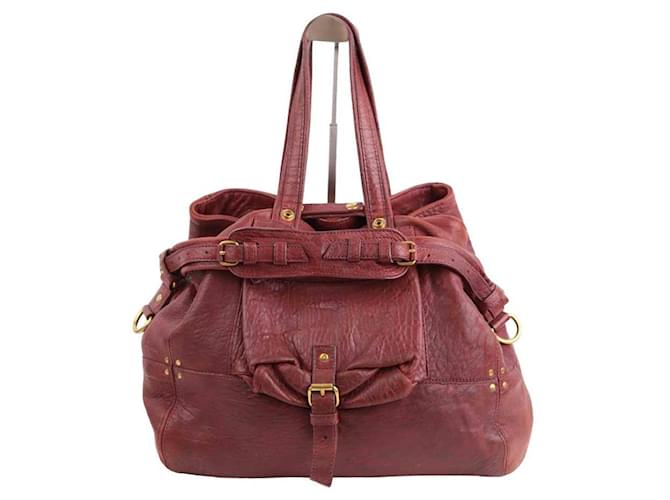 Jerome Dreyfuss Billy leather handbag Red  ref.1206557