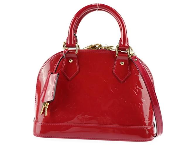 Louis Vuitton Alma Red Patent leather  ref.1206638