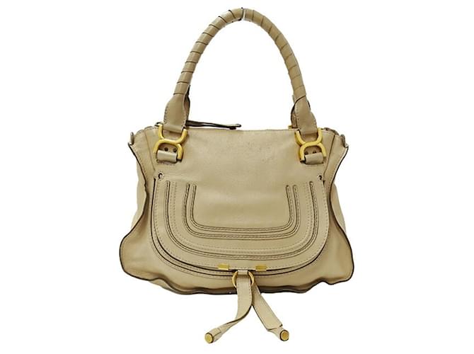 Chloé Marcie Beige Leather  ref.1206663