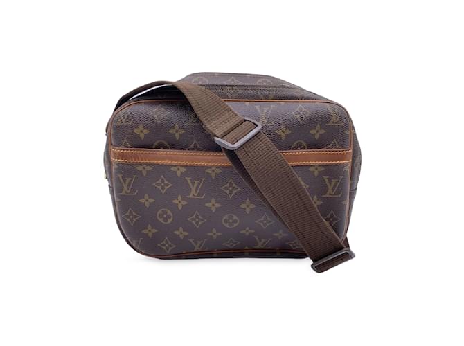 Louis Vuitton Monogram Reporter PM Canvas Messenger Bag M45254 Brown Cotton  ref.1206874