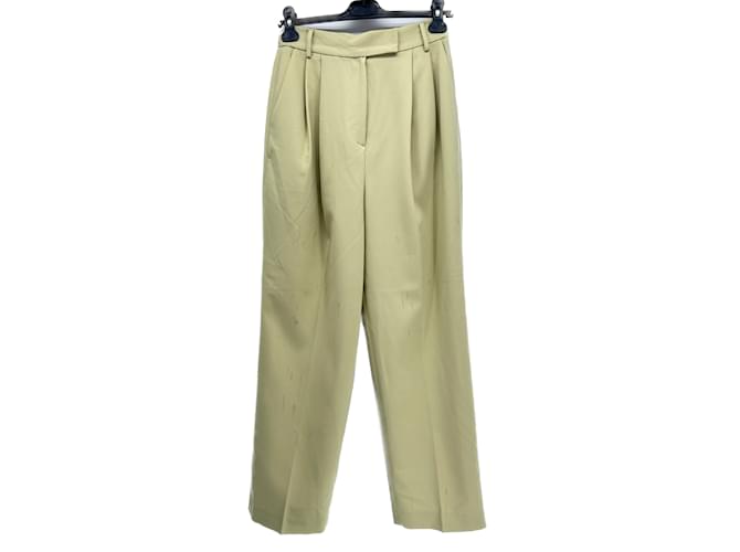 Autre Marque The Frankie Shop trousers T.International XS Polyester Green  ref.1206938