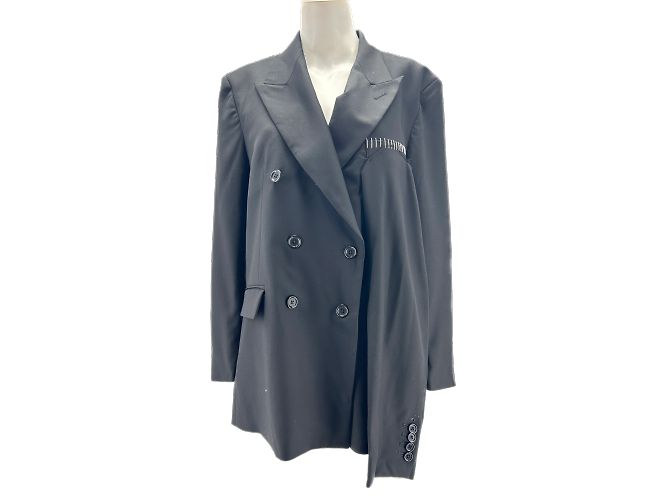 Autre Marque Non Signé / Unsigned jackets T.International S Wool Black