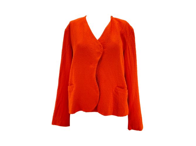 Autre Marque Nynne Jacken T.FR 36 Viskose Orange