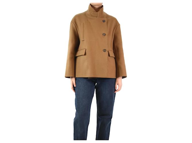 Marni Brown wool jacket - size UK 10  ref.1206978