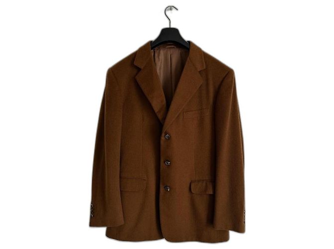 Hermès HERMES VINTAGE CASHMERE JACKET Brown
