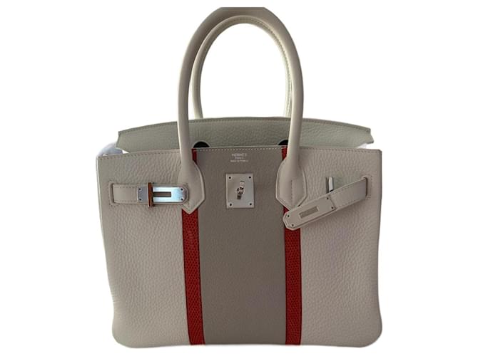 Hermès club birkin Cuir Blanc  ref.1207157