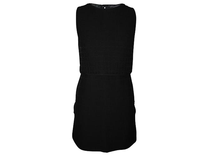 Maje Mesh Little Black Dress Viscose Cellulose fibre  ref.1207208