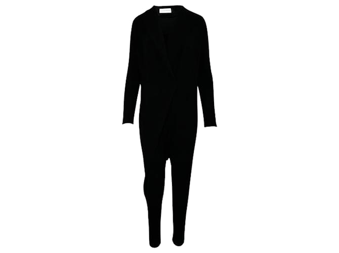 Autre Marque Black Long Sleeved Jumpsuit Polyester  ref.1207224
