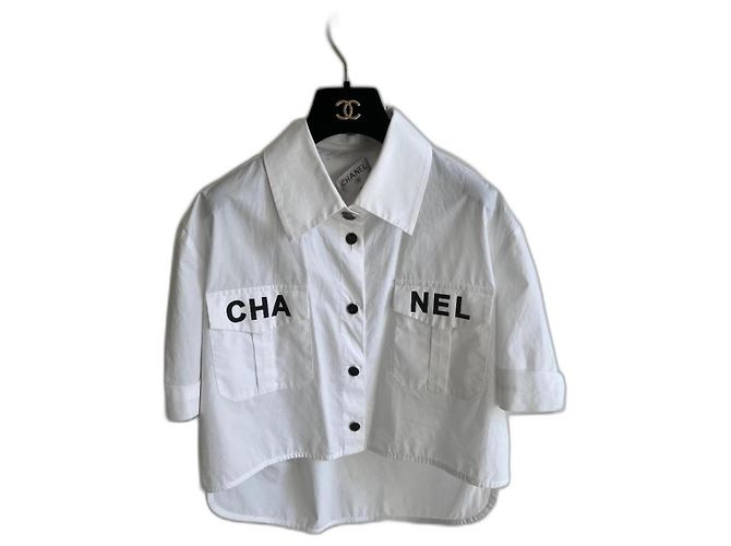 Ikonisches Chanel-Shirt Weiß