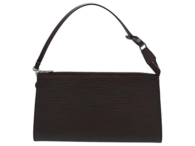 Louis Vuitton Pochette Accessoire Brown Leather  ref.1207326