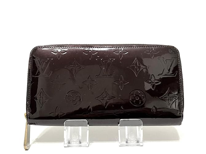 Louis Vuitton Zippy Wallet Brown Patent leather  ref.1207356