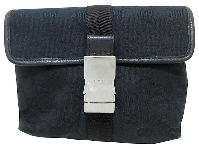 Motif Gucci GG Toile Noir  ref.1207390