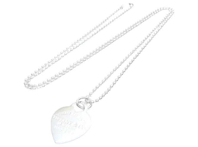 Tiffany & Co Heart Silvery Silver  ref.1207434