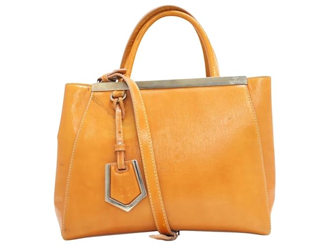 Fendi 2Jours Orange Leather  ref.1207578