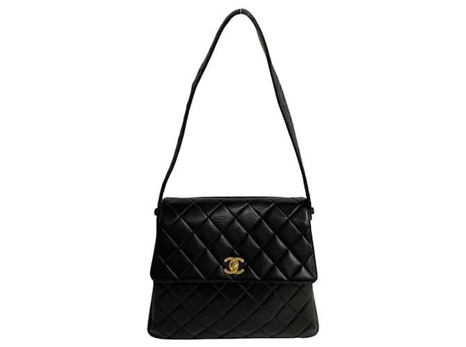 Timeless Chanel Black Leather  ref.1207654