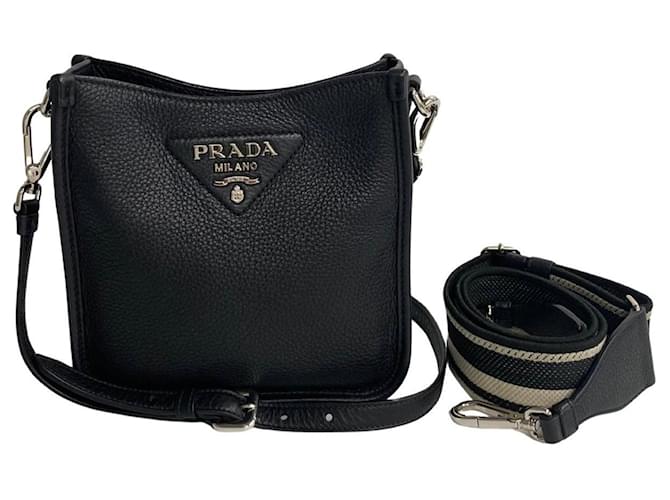 Prada Black Leather  ref.1207664