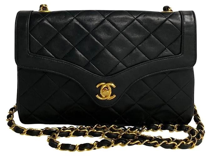 Timeless Chanel Black Leather  ref.1207789