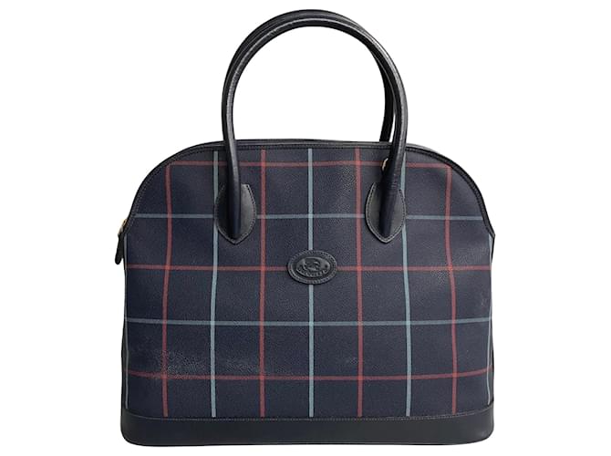 BURBERRY Navy blue Leather  ref.1207833