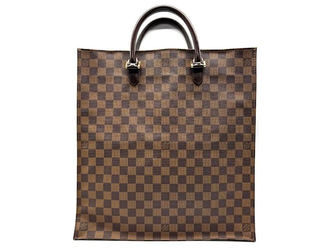 Louis Vuitton Sac plat Brown Cloth  ref.1207862