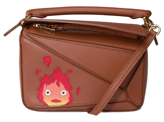 Sac LOEWE Puzzle en Cuir Marron - 101683