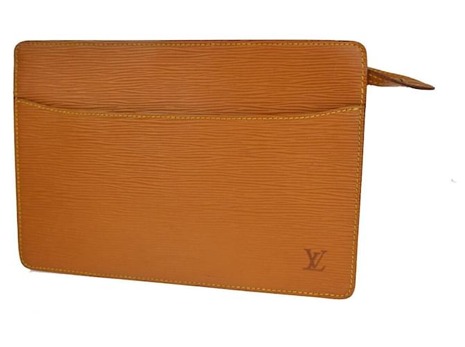 Louis Vuitton Pochette homme Brown Leather  ref.1207934