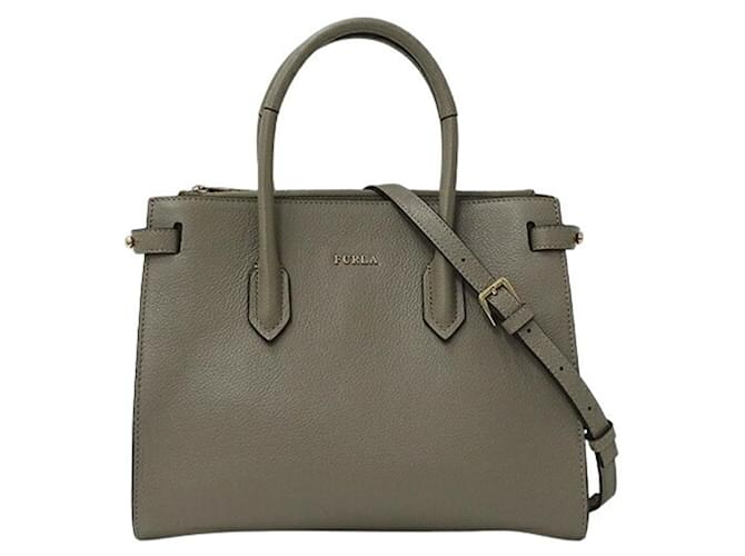 Furla Grey Leather  ref.1207958